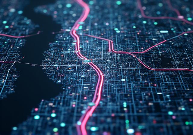 AI-driven route optimization map with real-time tracking for Seattle tech startups integrated with ERP systems